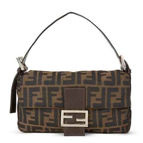 fendi cowhide baguette|Fendi baguette monogram.